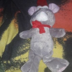 santa mouse stuffed animal